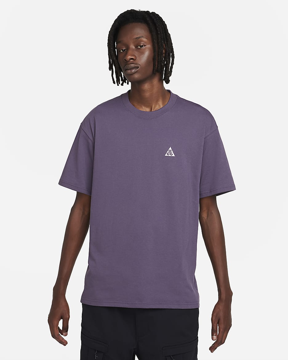★Nike★ ACG Dry Fit T-Shirt M Sanded Purple IH8660508 IH866 Nike ACG Men's T-Shirt. Nike.com